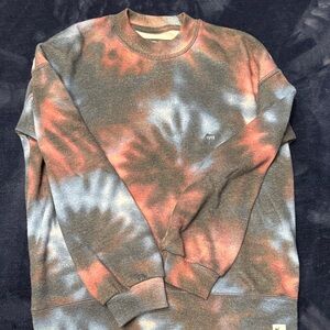 Abercrombie Kids Tie-Dye Sweatshirt - Brown and Blue